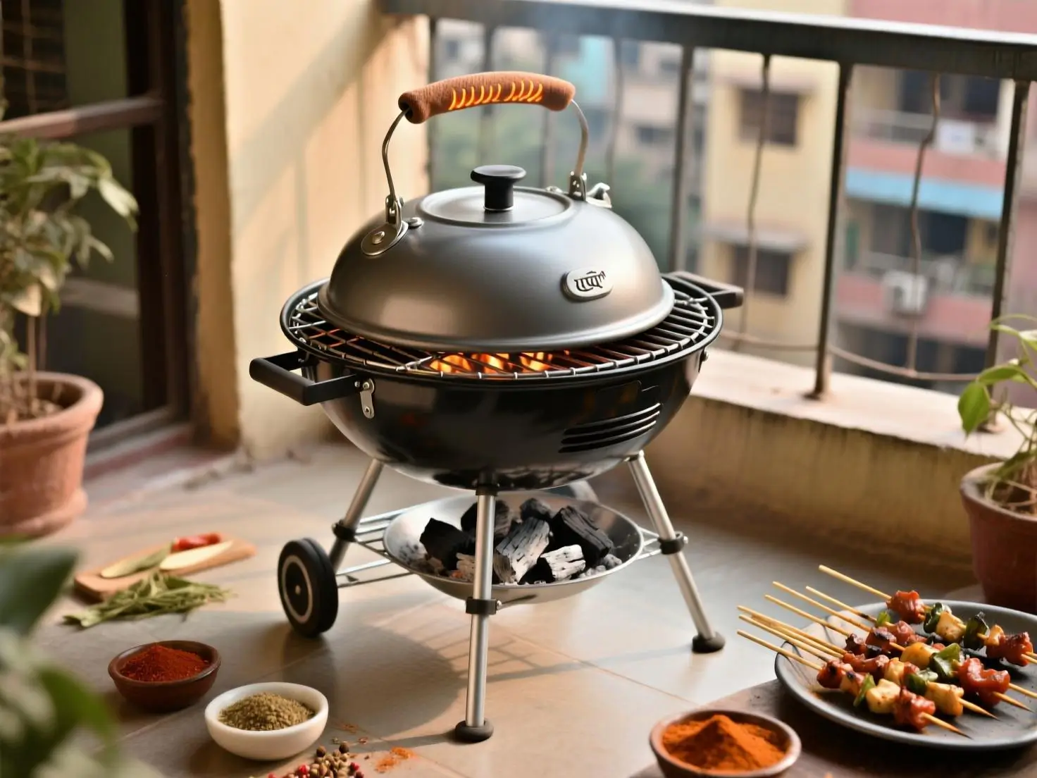 Kettle 18 Kömür manqalı
